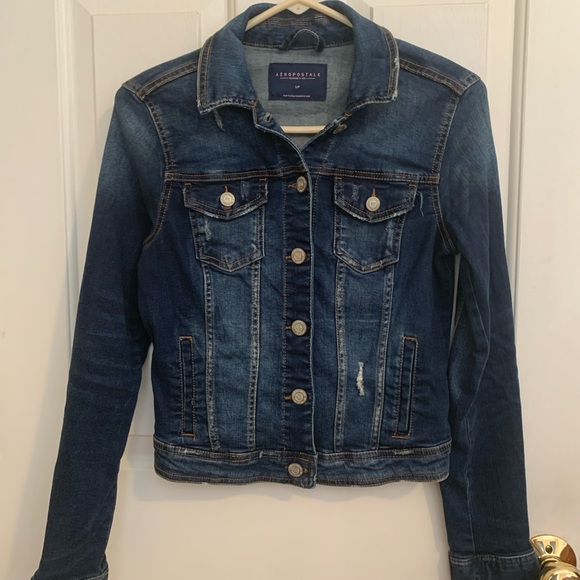 Aeropostale Jackets & Blazers - Aeropostale Dark Blue Jean Jacket